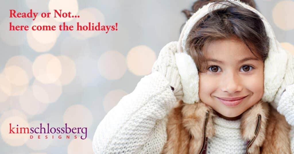 Holiday marketing from Kim Schlossberg Designs